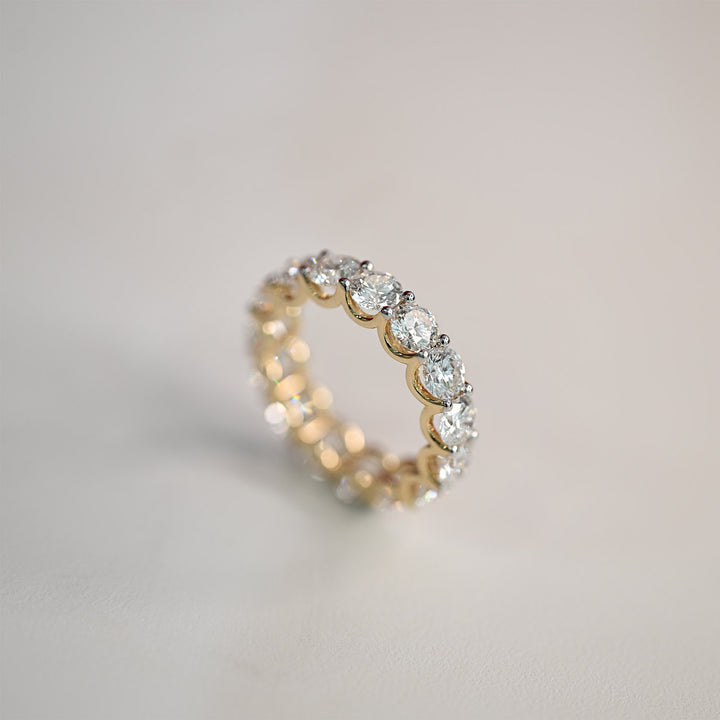 14K YG Band LAB Diamond Ring-1pc