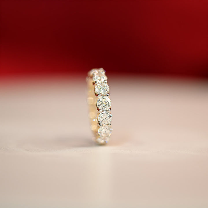 14K YG Band LAB Diamond Ring-1pc