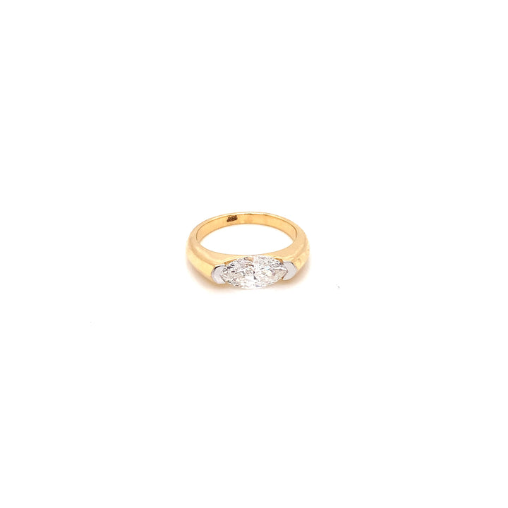 14K YG  Lab Grown Diamond Ring.