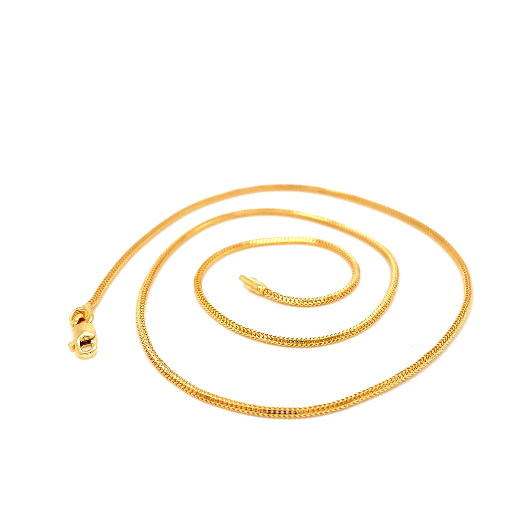 22K YG Rope Chain-1pc