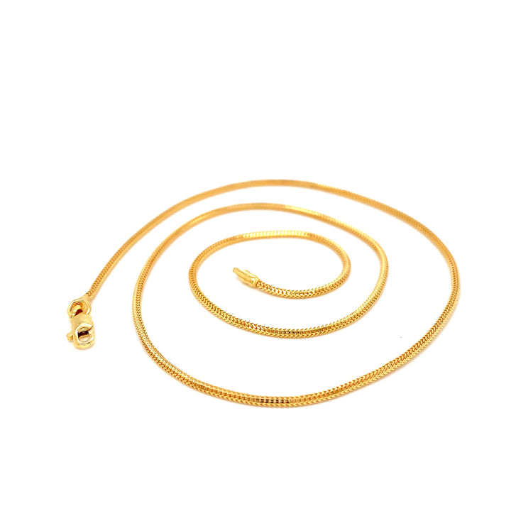 22K YG Rope Chain-1pc