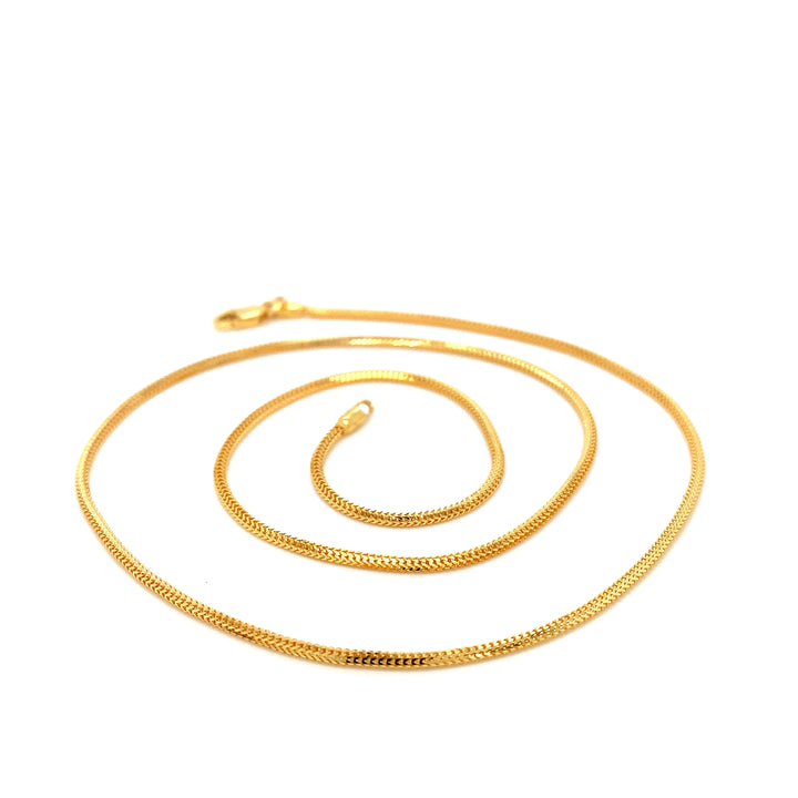 22K YG Rope Chain-1pc