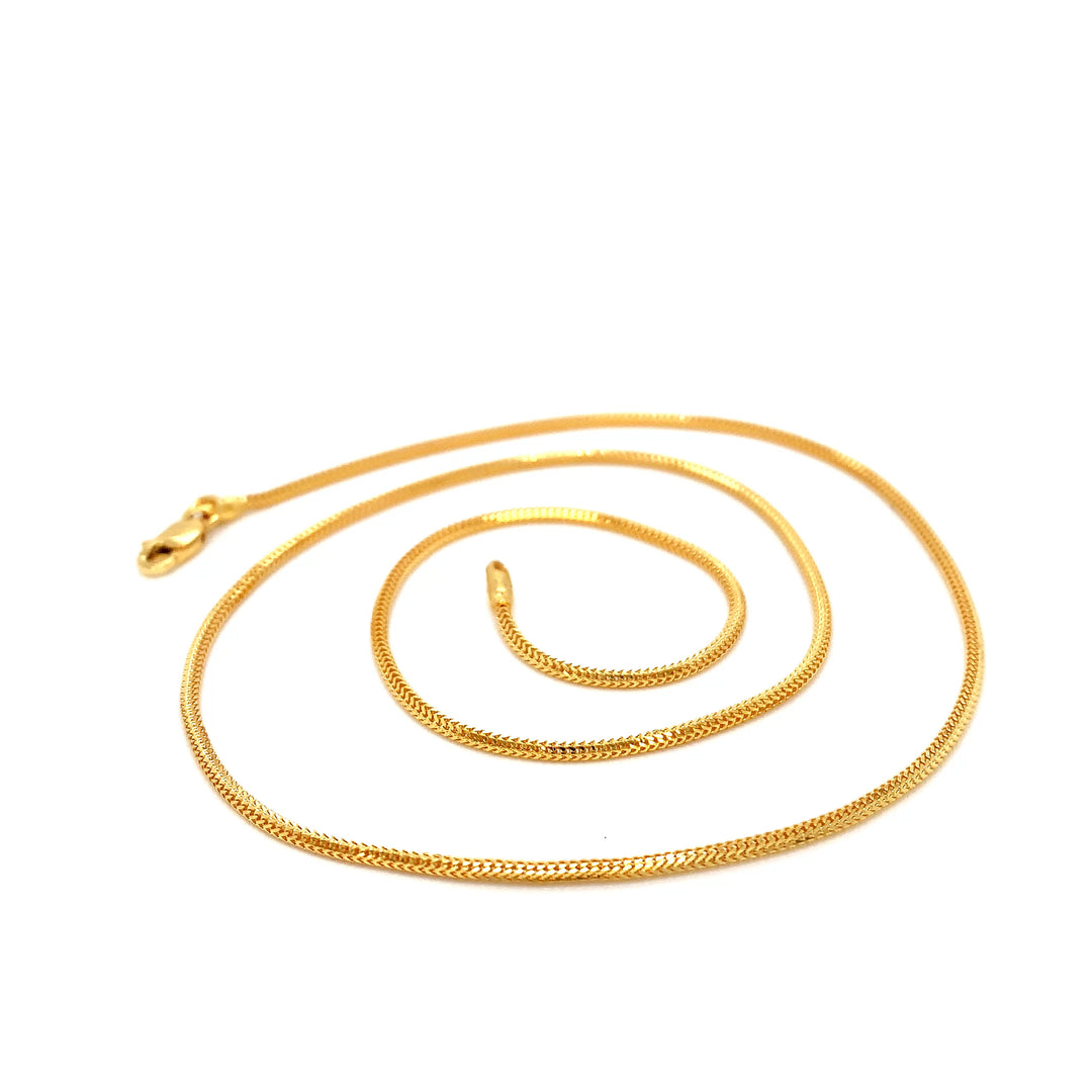 22K YG Rope Chain-1pc