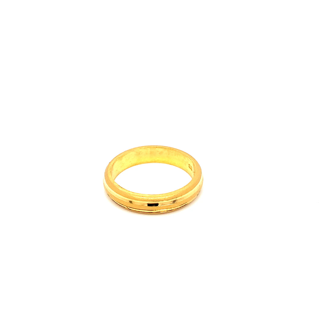 22K YG Fancy Band Ring-1pc