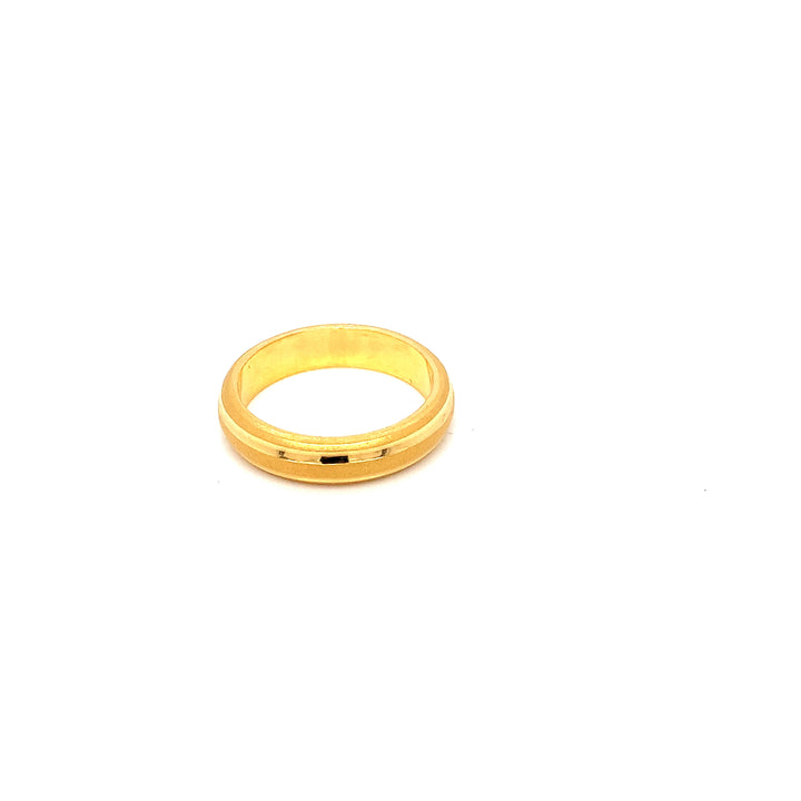 22K YG Fancy Band Ring-1pc