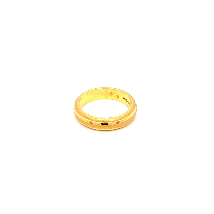 22K YG Fancy Band Ring-1pc