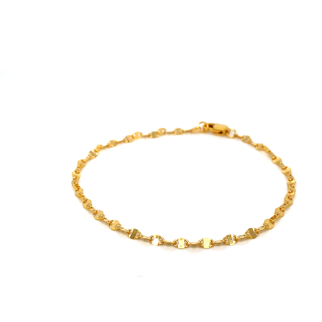 22K YG Fancy Bracelet-1pc