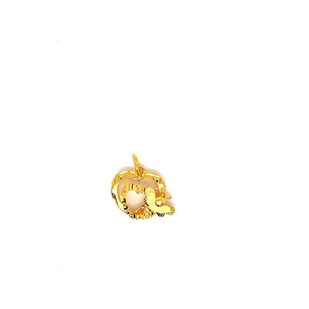 22K YG Fancy Pendant-1pc