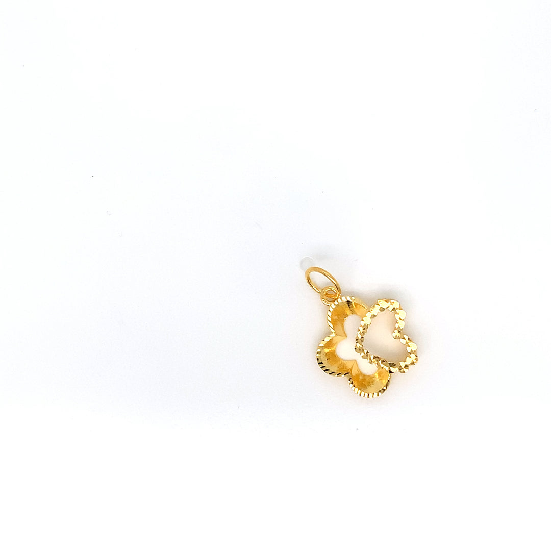 22K YG Fancy Pendant-1pc