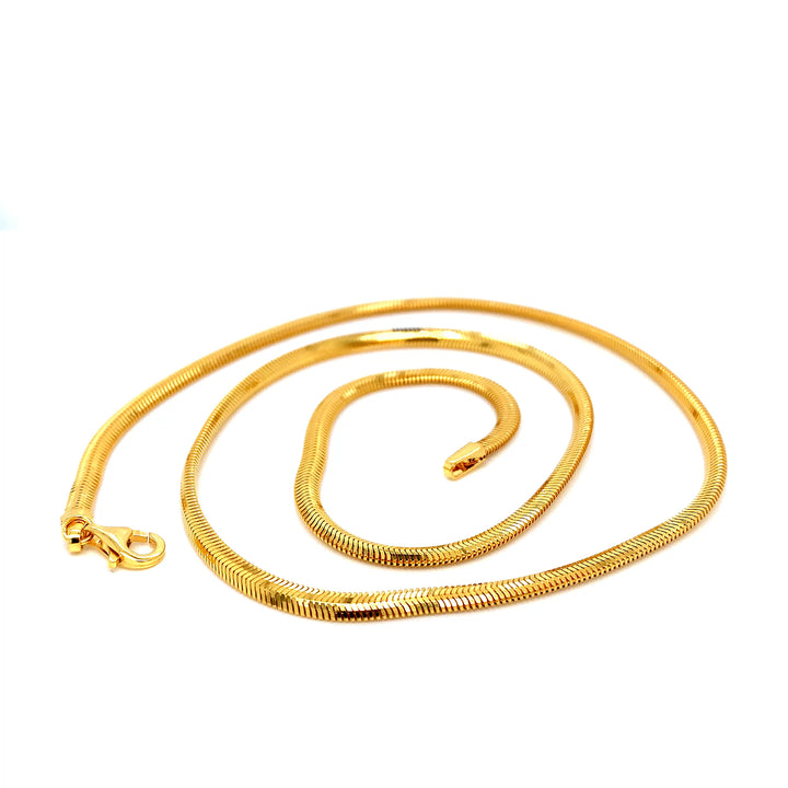 22K YG Snake Chain-1pc