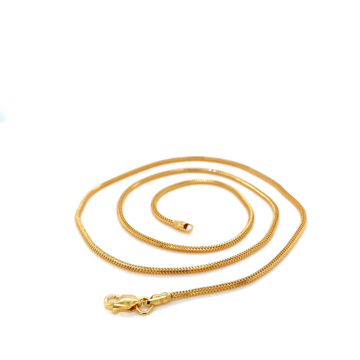 22K YG Rope Chain-1pc