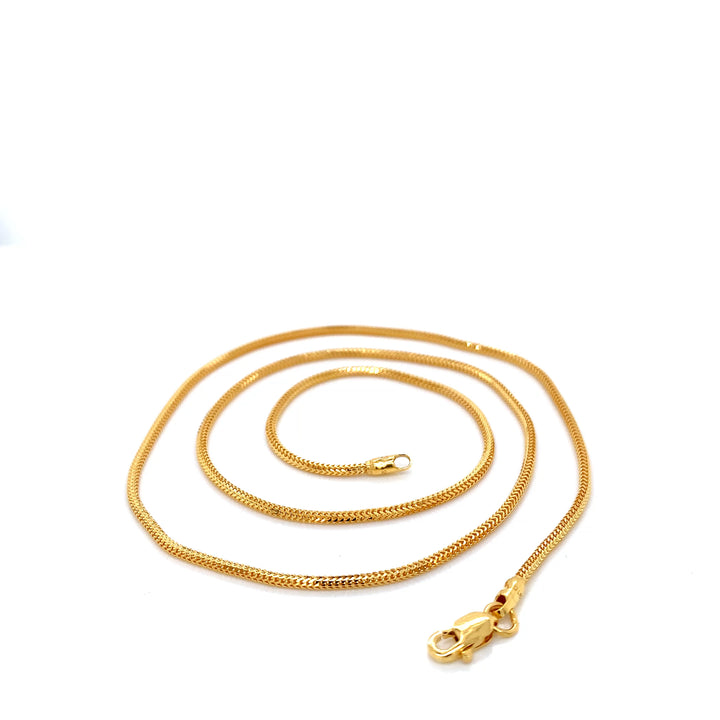 22K YG Rope Chain-1pc