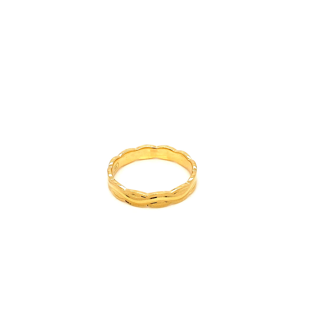 22K YG Fancy Ring-1pc