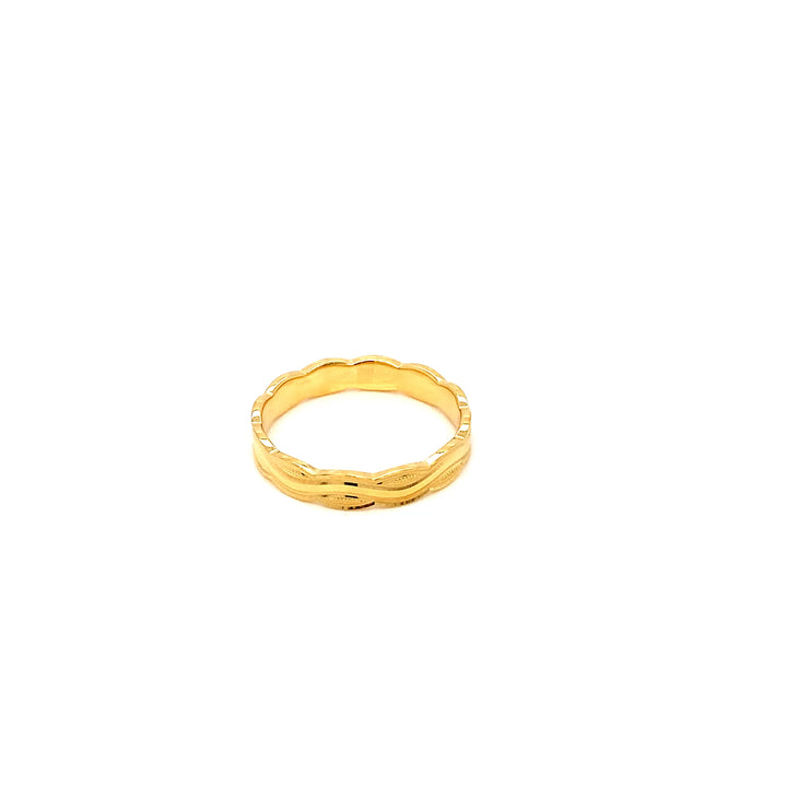 22K YG Fancy Ring-1pc