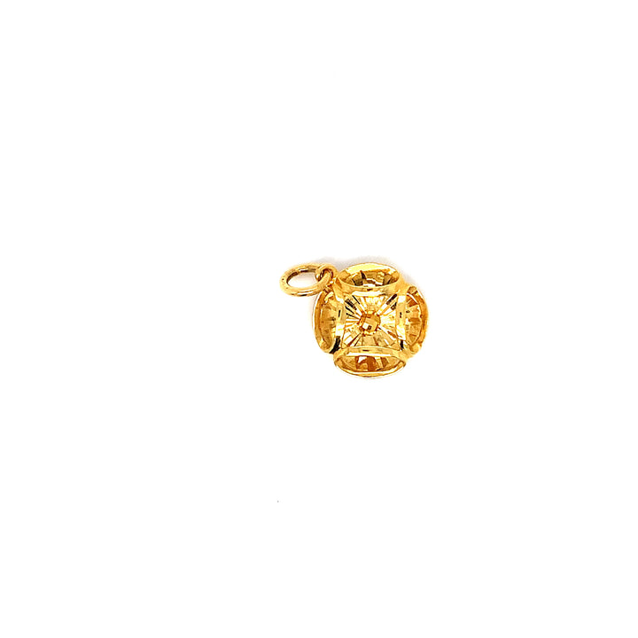 22K YG Fancy Pendant-1pc