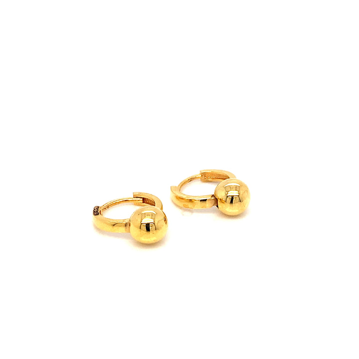 22K YG huggie Earring-1pair