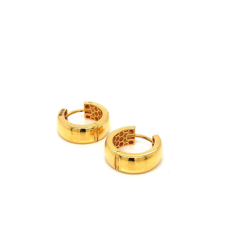 22K YG huggie Earring-1pair