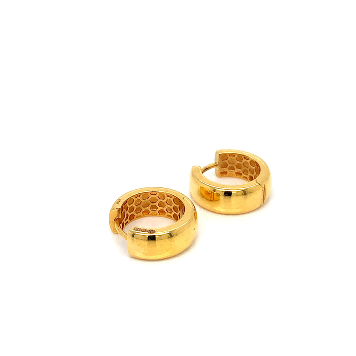 22K YG huggie Earring-1pair