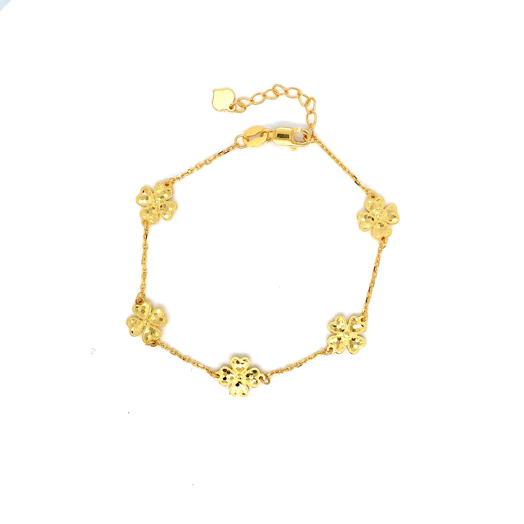 22K YG Facny Bracelet-1pc