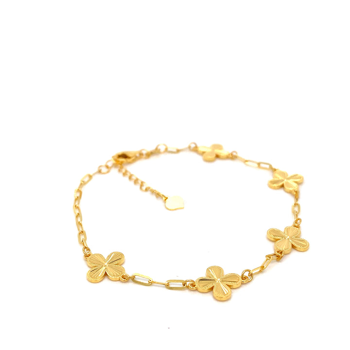 22K YG Facny Bracelet-1pc