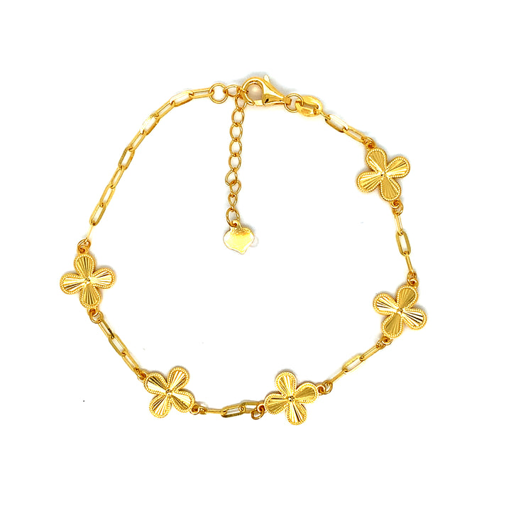 22K YG Facny Bracelet-1pc