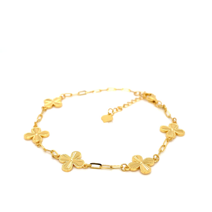 22K YG Facny Bracelet-1pc