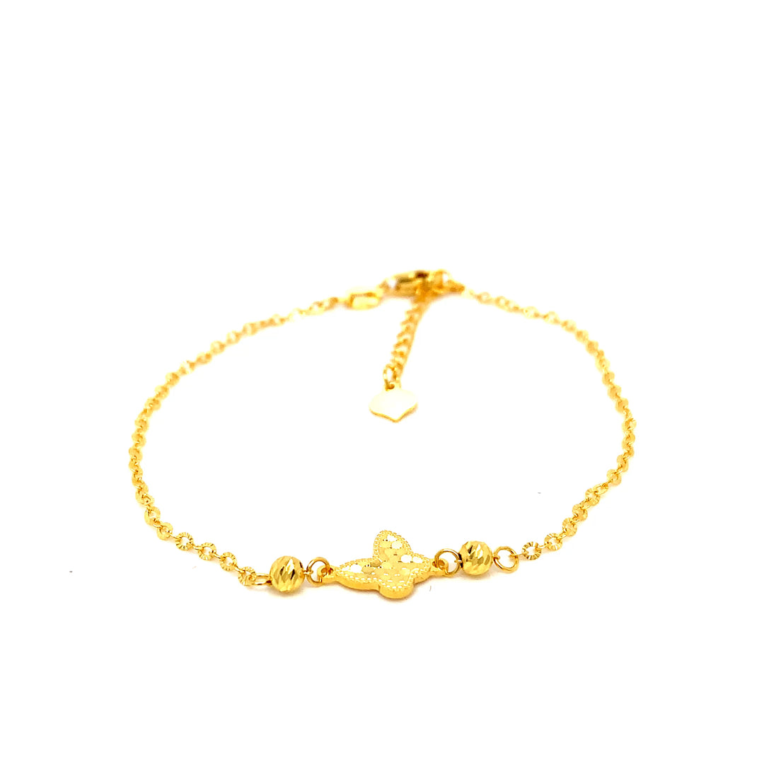 22K YG Facny Bracelet-1pc