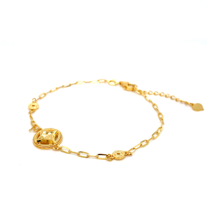 22K YG Facny Bracelet-1pc