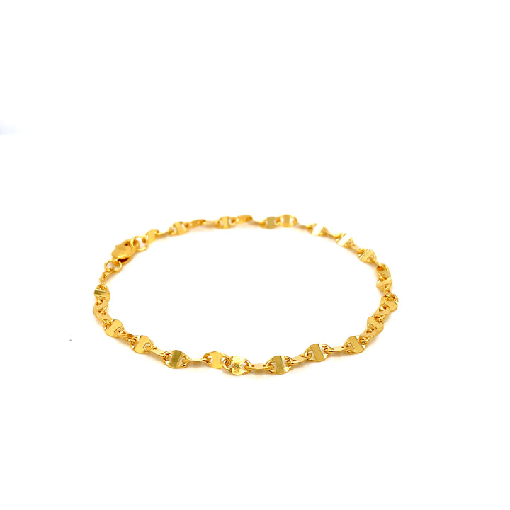 22K YG Facny Bracelet-1pc