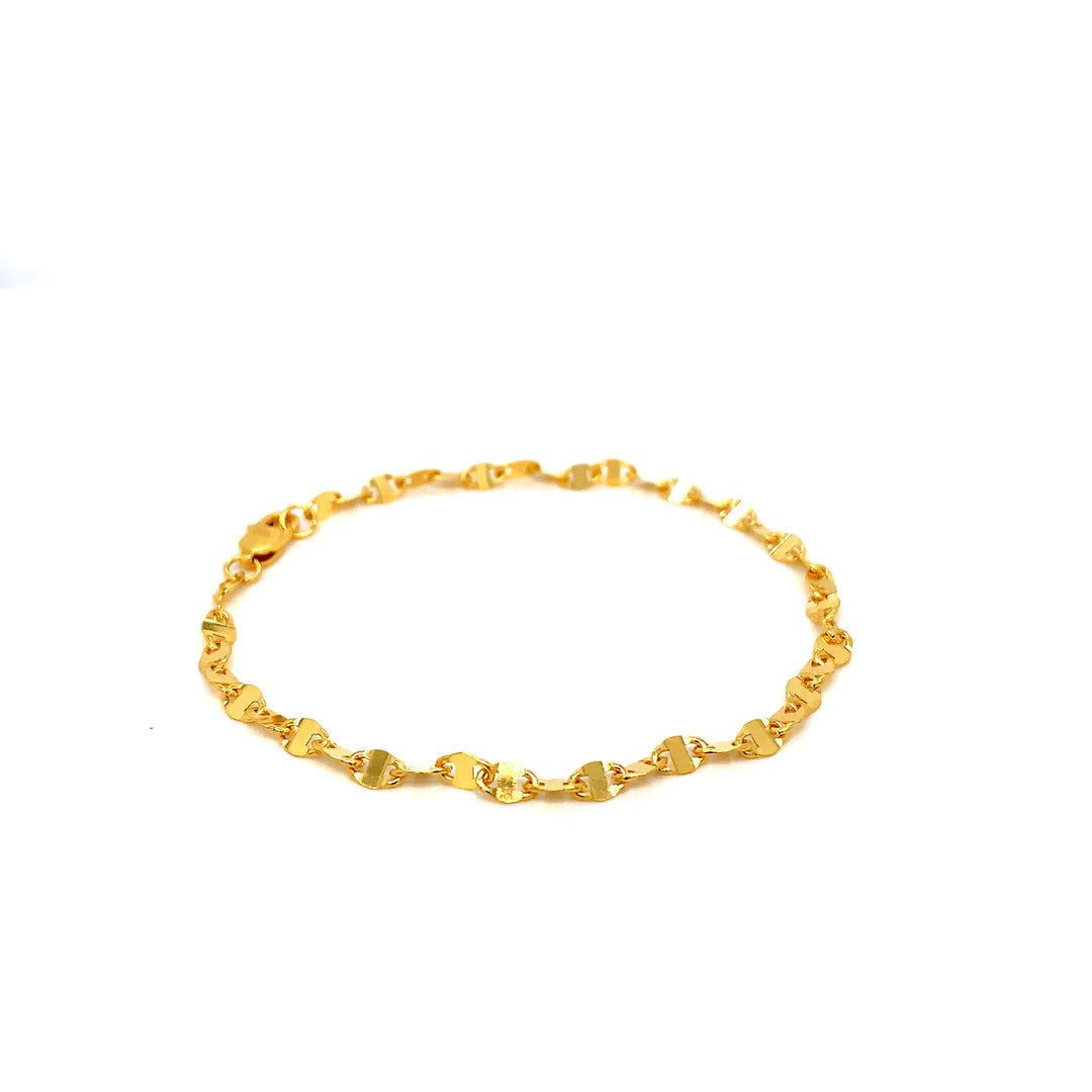 22K YG Facny Bracelet-1pc