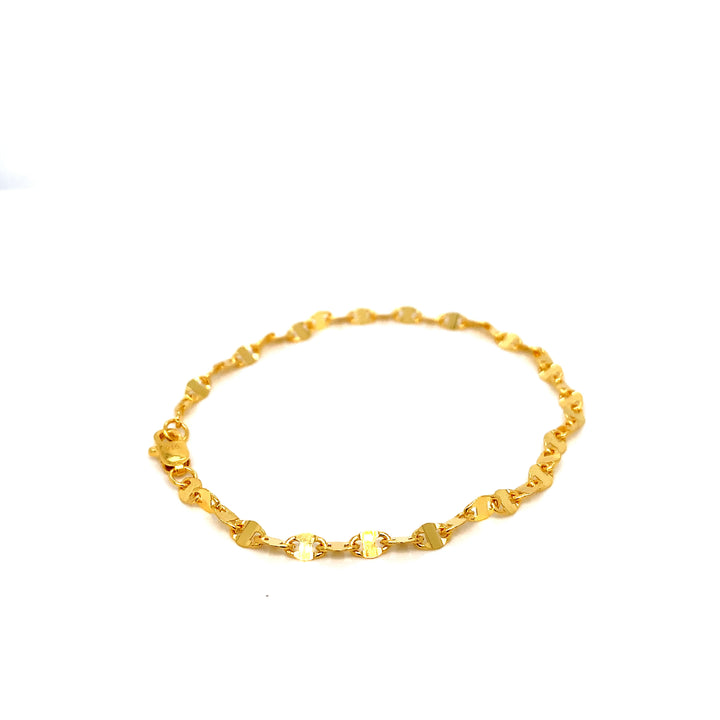 22K YG Facny Bracelet-1pc