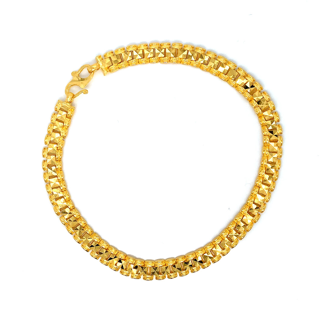 22K YG Fancy Bracelet-1pc