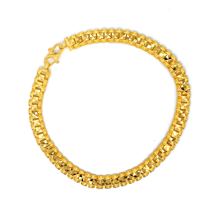 22K YG Fancy Bracelet-1pc