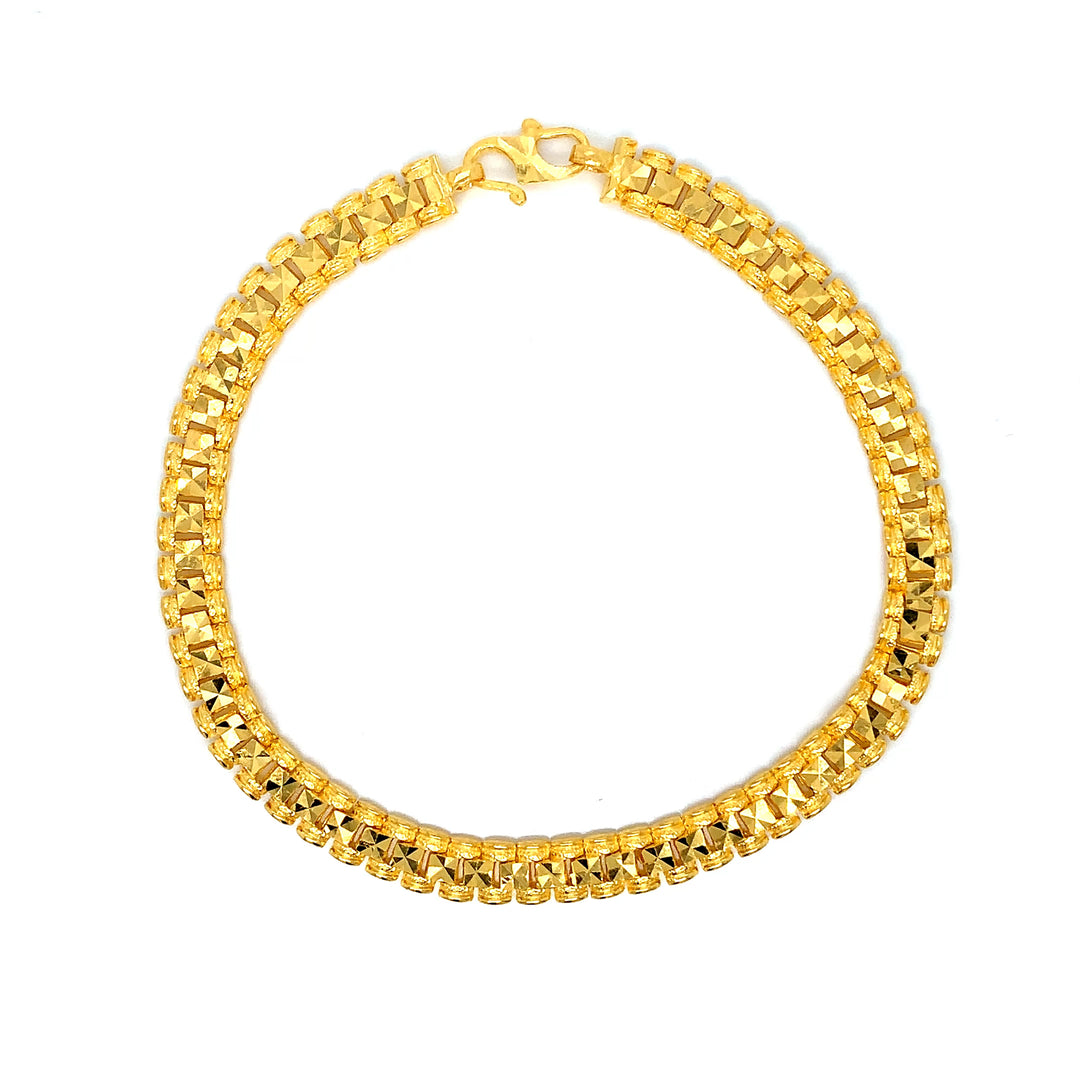 22K YG Fancy Bracelet-1pc