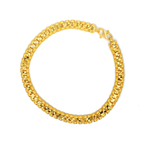 22K YG Fancy Bracelet-1pc