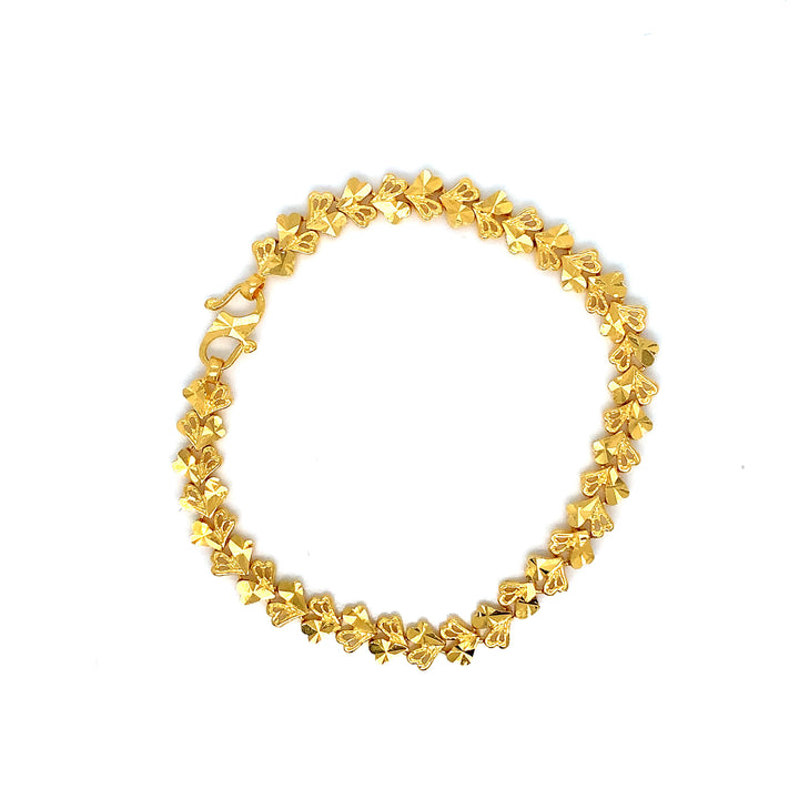 22K YG Fancy Bracelet-1pc