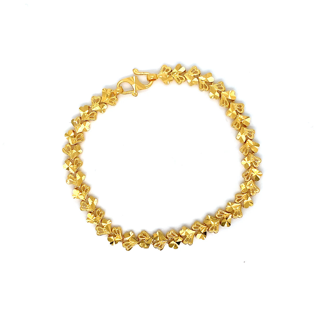 22K YG Fancy Bracelet-1pc