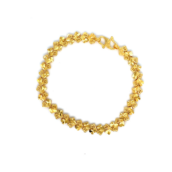22K YG Fancy Bracelet-1pc