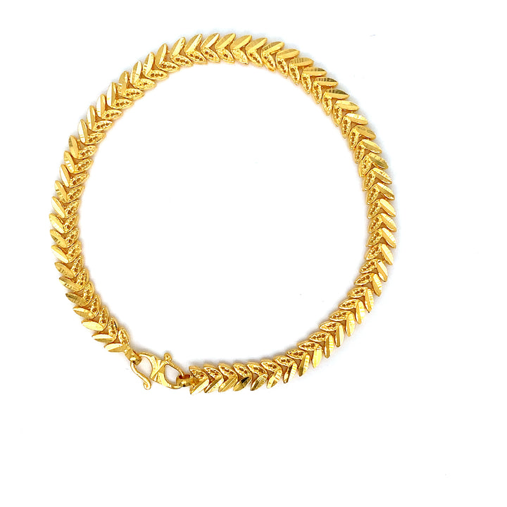 22K YG Fancy Bracelet-1pc