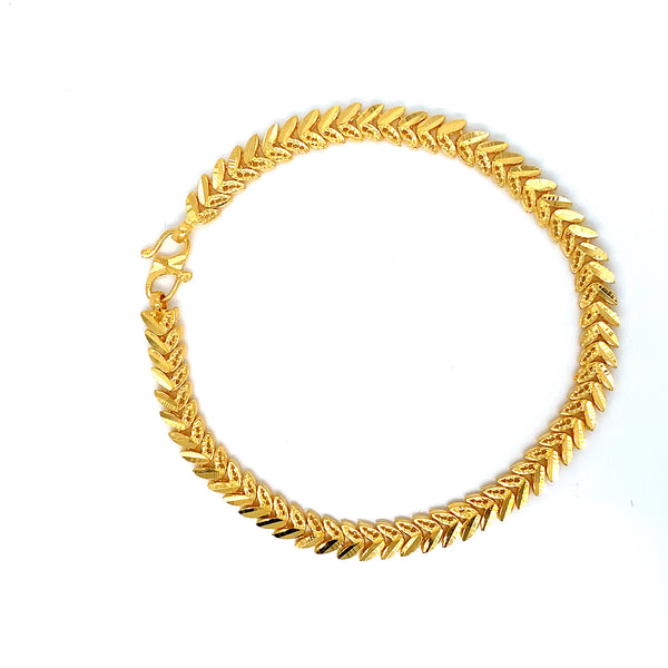 22K YG Fancy Bracelet-1pc
