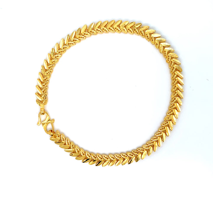 22K YG Fancy Bracelet-1pc