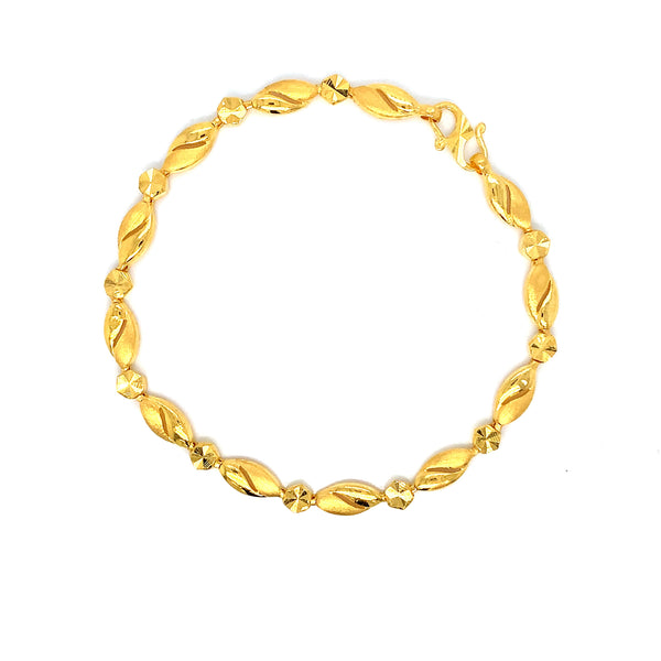 22K YG Fancy Bracelet-1pc
