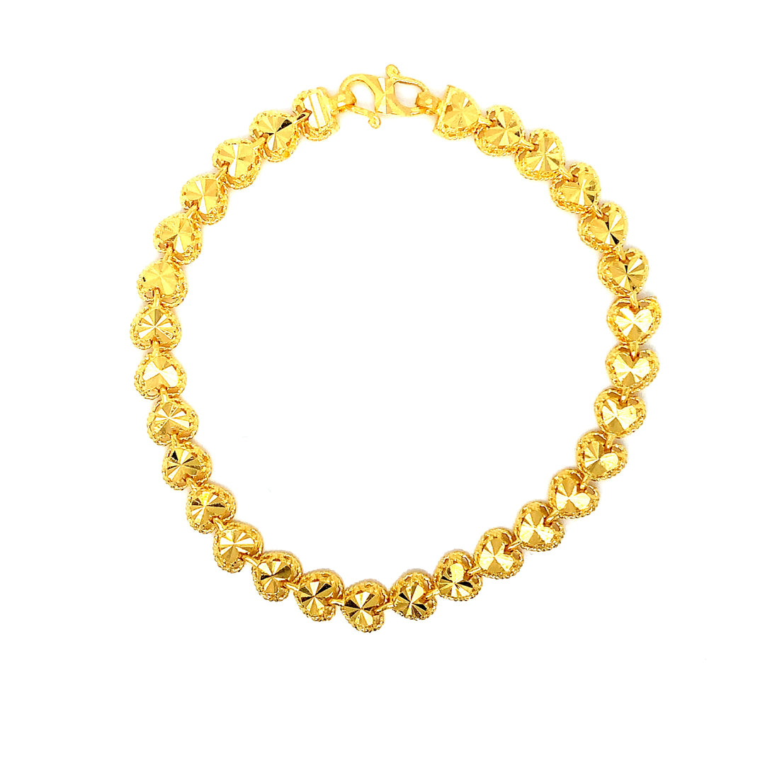 22K YG Fancy Bracelet-1pc