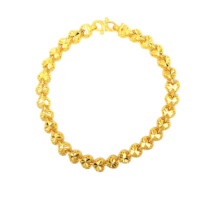 22K YG Fancy Bracelet-1pc