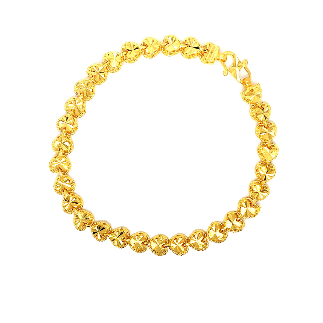 22K YG Fancy Bracelet-1pc