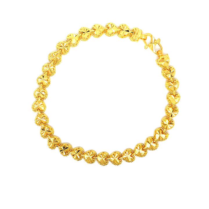 22K YG Fancy Bracelet-1pc