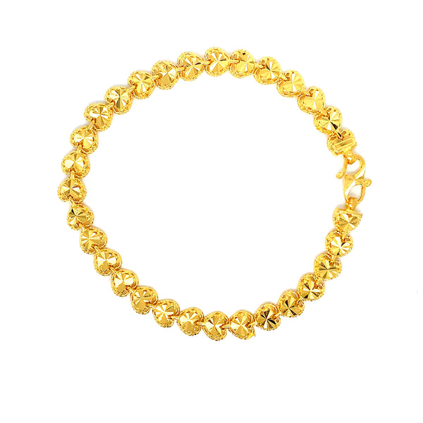 22K YG Fancy Bracelet-1pc