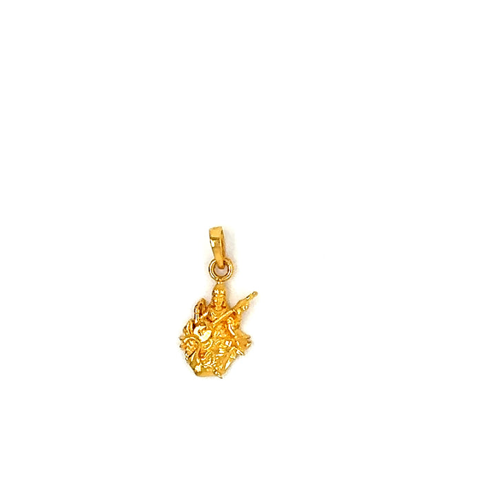 22K YG Saraswoti Pendant-1pc