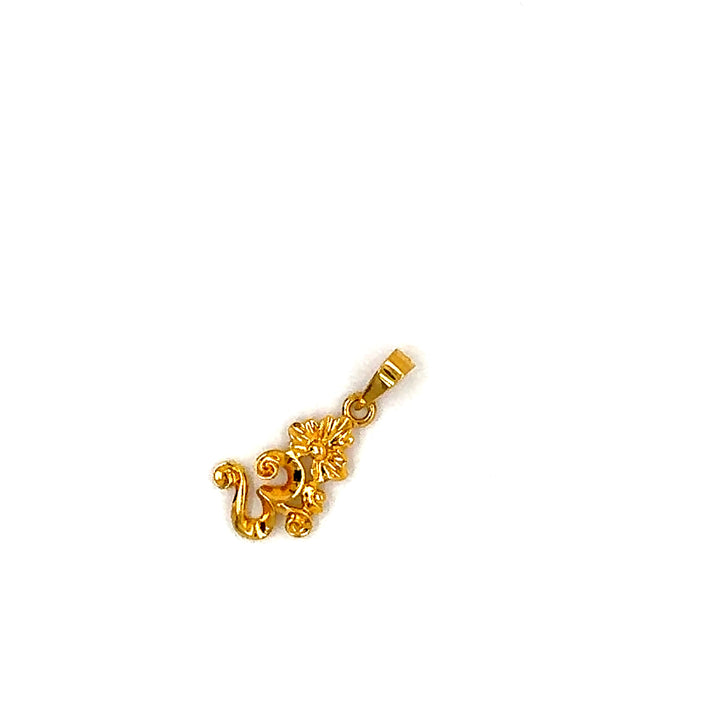 22K YG OM Pendant-1pc