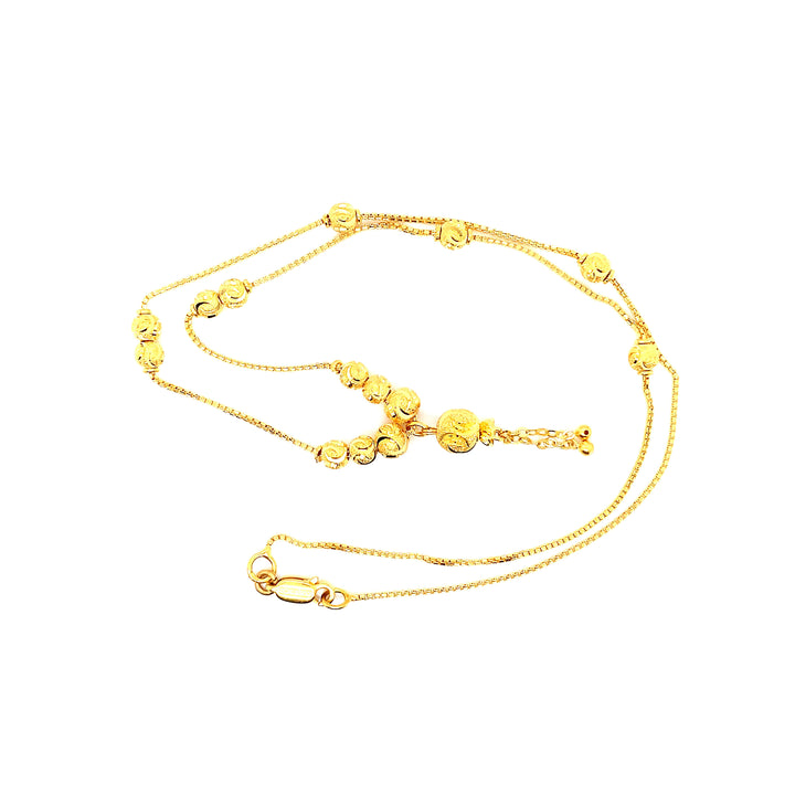 22K YG Fancy Necklace-1pc